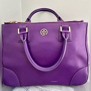 Tory Burch Purple Satchel